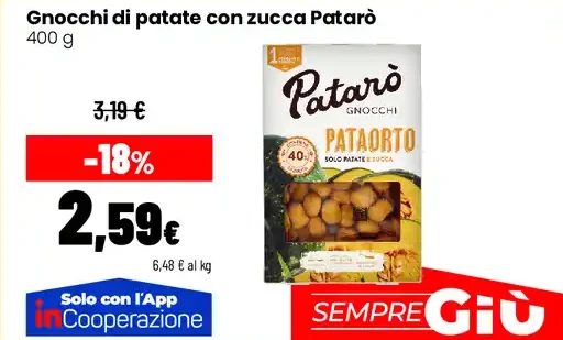 Gnocchi di patate con zucca