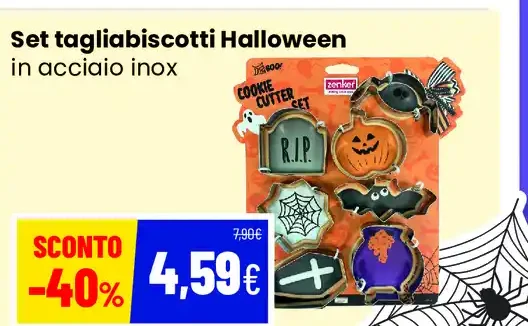 Set tagliabiscotti Halloween