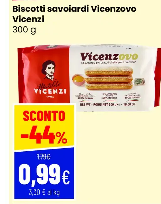 Biscotti savoiardi Vicenzovo Vicenzi
