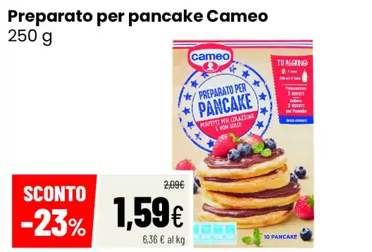 Preparato per pancake Cameo