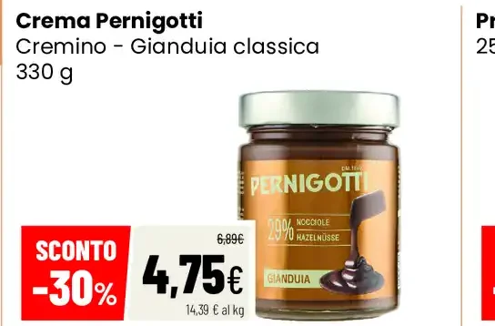 Crema Pernigotti Cremino Gianduia classica