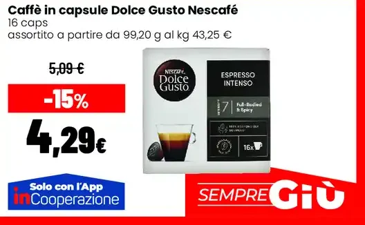 Caffè in capsule Dolce Gusto Nescafé