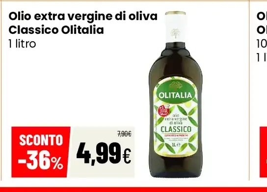 Olio extra vergine di oliva Classico Olitalia