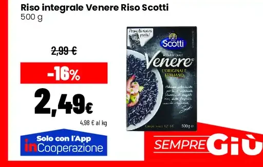 Riso integrale Venere Riso Scotti