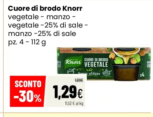 Cuore di brodo Knorr