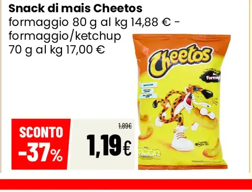 Snack di mais Cheetos