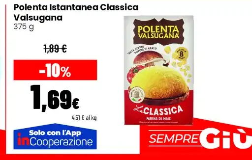 Polenta istantanea classica Valsugana