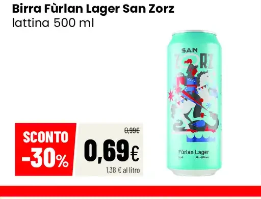 Birra Fürlan Lager San Zorz