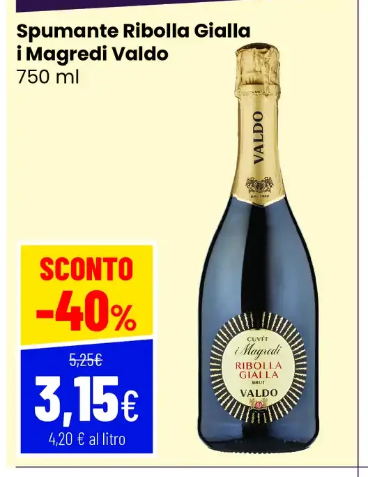 Spumante Ribolla Gialla i Magredi Valdo