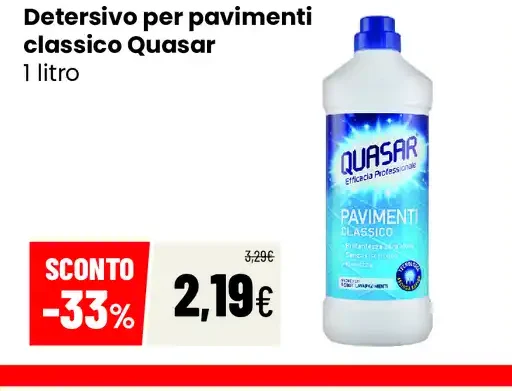 Detersivo per pavimenti classico Quasar