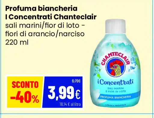 Profuma biancheria I Concentrati Chanteclair
