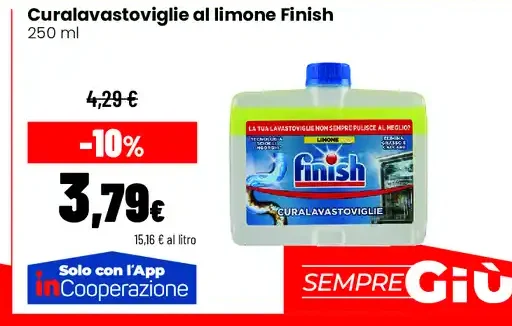 Curalavastoviglie al limone Finish