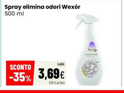Spray elimina odori Wexór