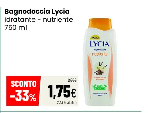 Bagnodoccia Lycia idratante nutriente
