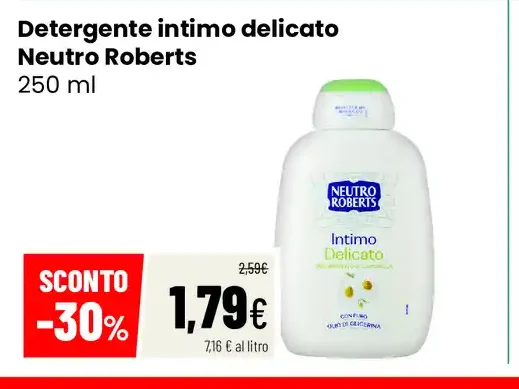 Detergente intimo delicato Neutro Roberts