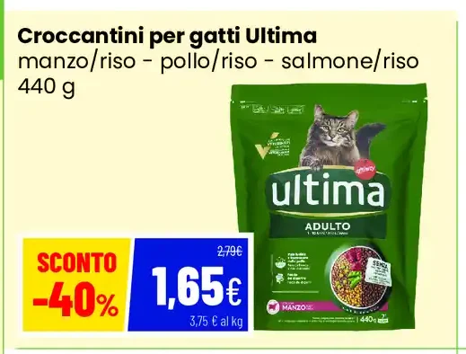 Croccantini per gatti Ultima adulto