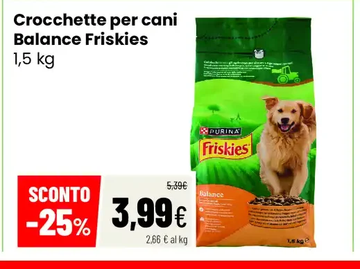 Crocchette per cani Balance Friskies