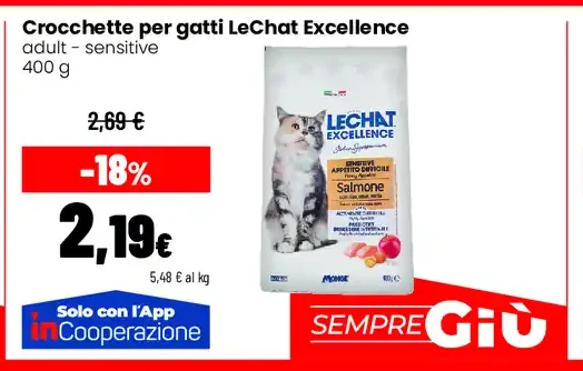 Crocchette per gatti LeChat Excellence