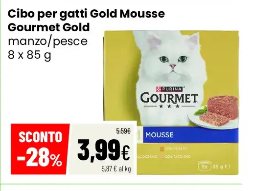 Cibo per gatti Gold Mousse Gourmet Gold