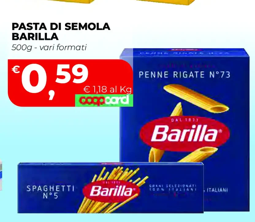 Pasta di semola Barilla