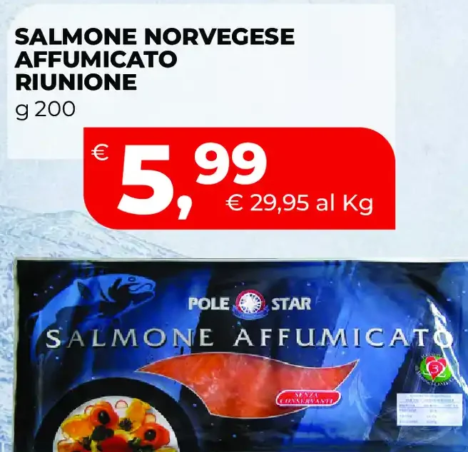 Salmone norvegese affumicato Riunione