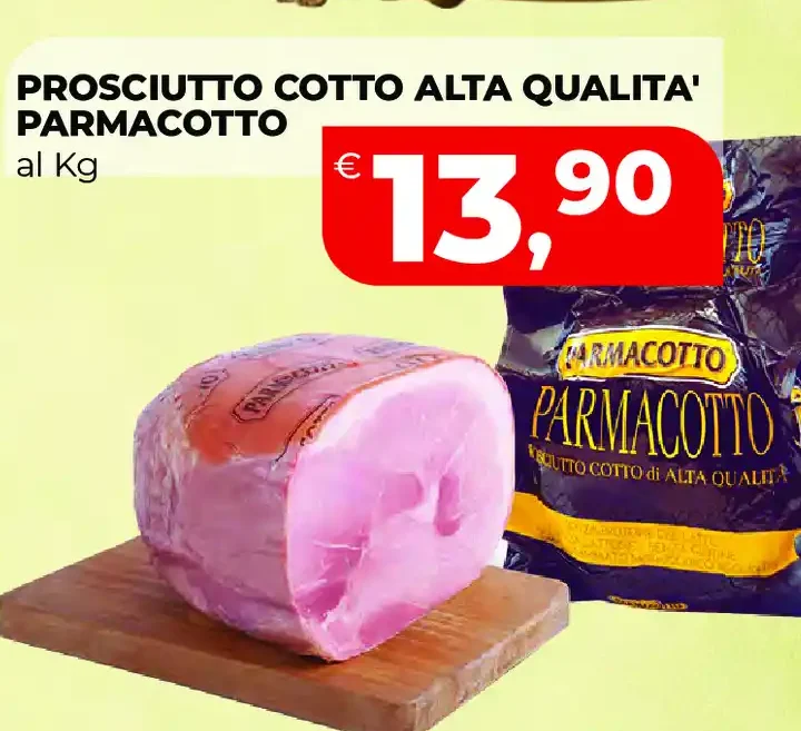 Prosciutto cotto Alta Qualità Parmacotto