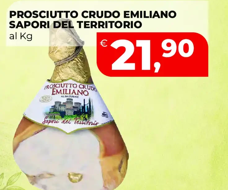 Prosciutto crudo emiliano Sapori del Territorio