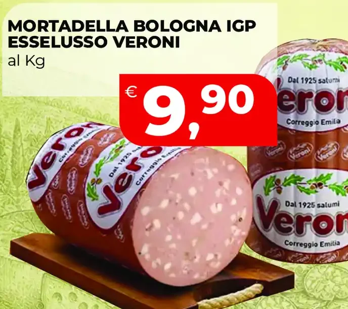 Mortadella Bologna IGP Esselusso Veroni