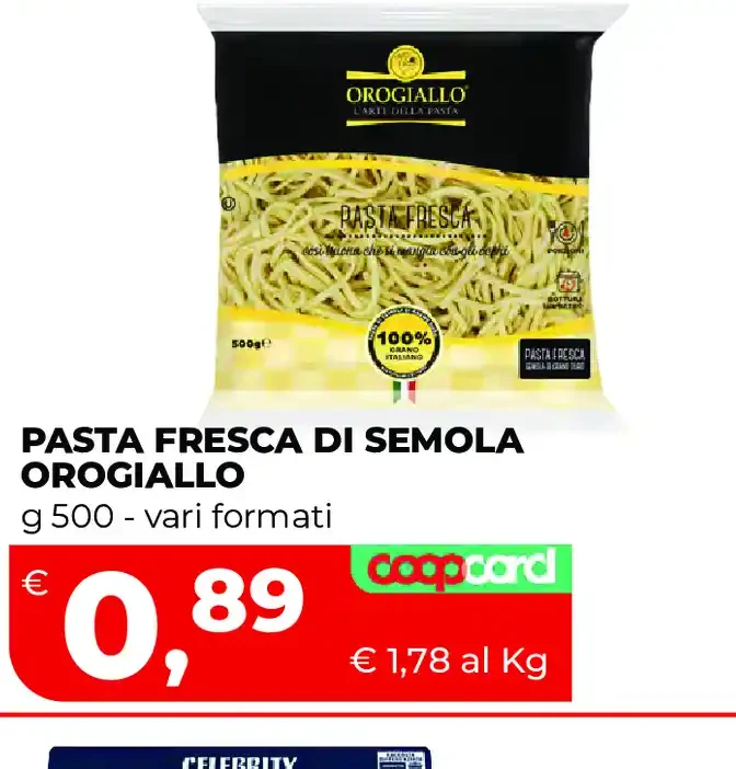 Pasta fresca di semola Oro Giallo