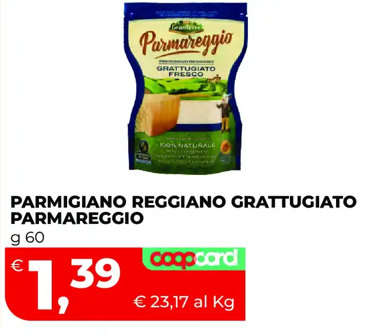 Parmigiano Reggiano grattugiato Parmareggio
