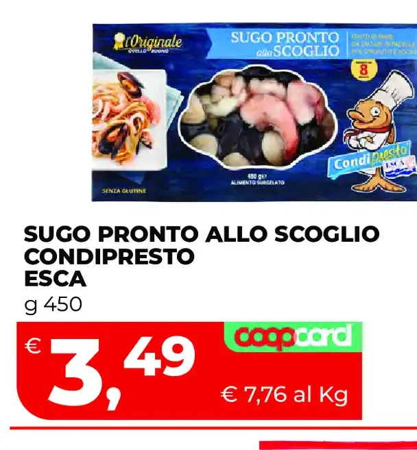 Sugo pronto allo scoglio Condipresto Esca