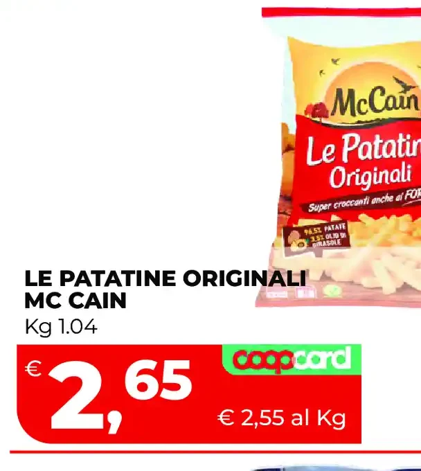 Le patatine originali McCain