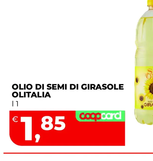 Olio di semi di girasole Olitalia