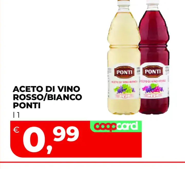 Aceto di vino rosso/bianco Ponti