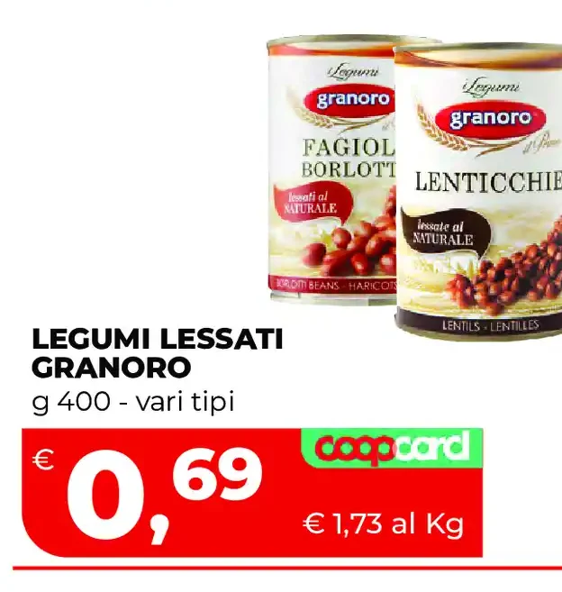 Legumi lessati Granoro