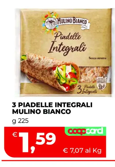 Piadelle integrali Mulino Bianco