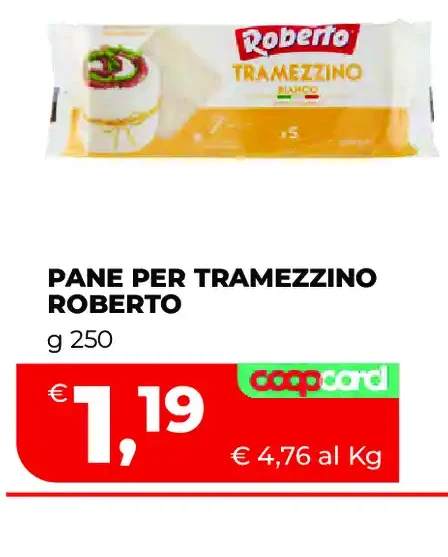 Pane per tramezzino Roberto