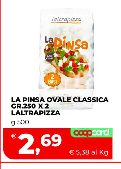 La Pinsa ovale classica L'AltroPiatto