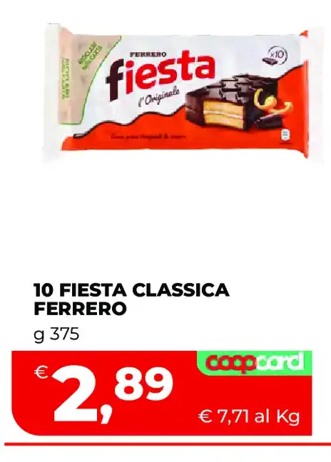 Fiesta classica Ferrero