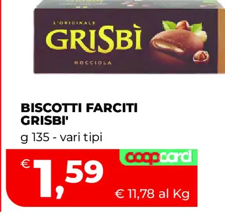 Biscotti farciti Grisbi