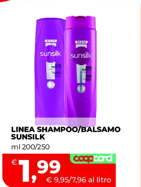 Linea shampoo/balsamo Sunsilk