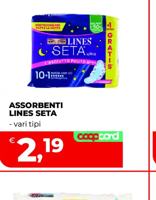 Assorbenti Lines Seta