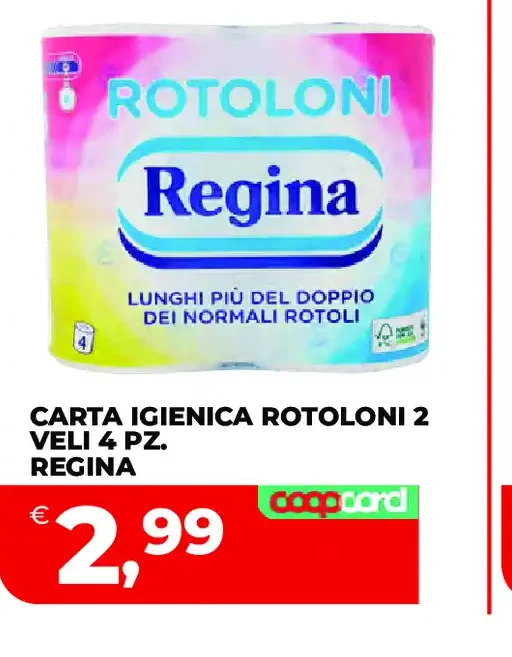 Carta igienica Rotoloni Regina