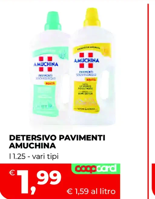 Detersivo pavimenti Amuchina