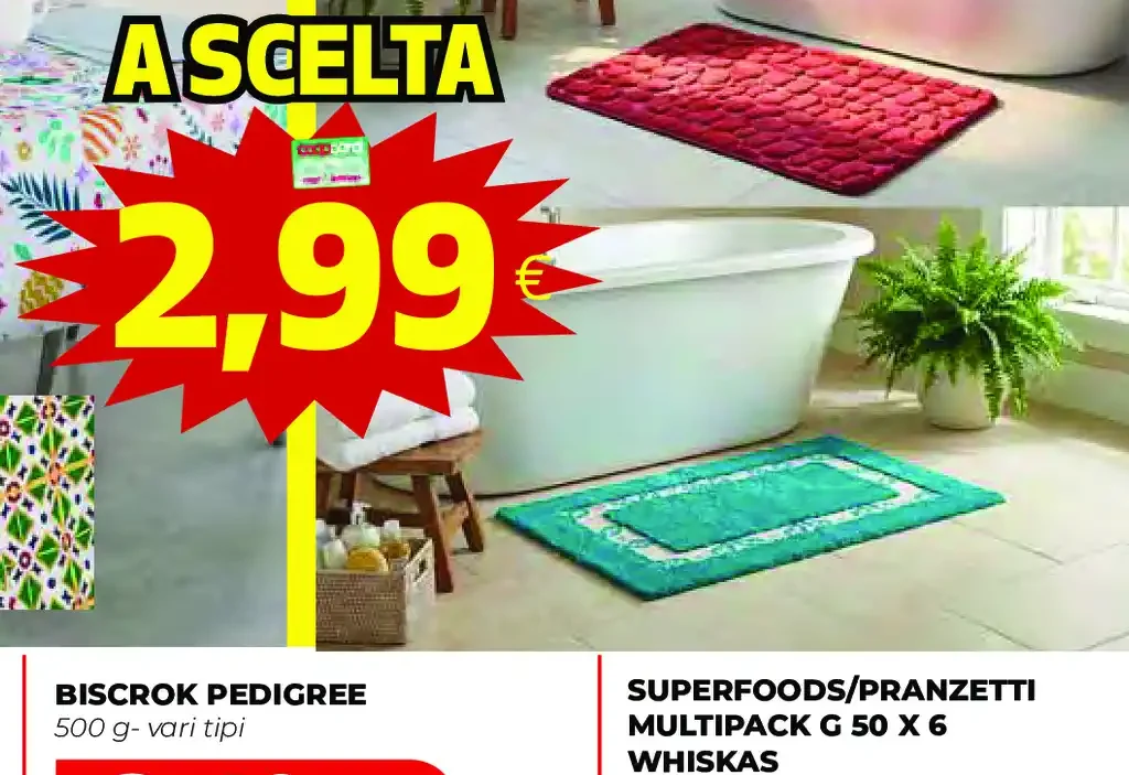 Tovaglia in cotone o tappeto bagno