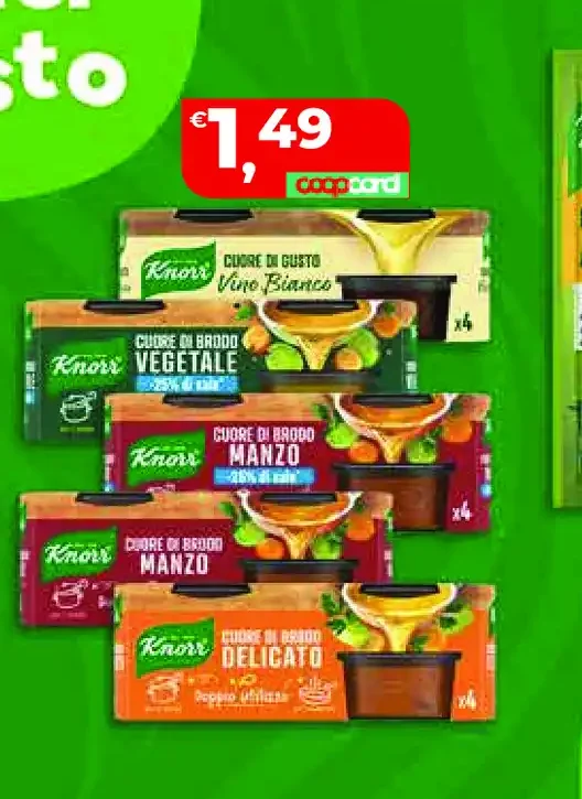 Dadi e preparati Knorr