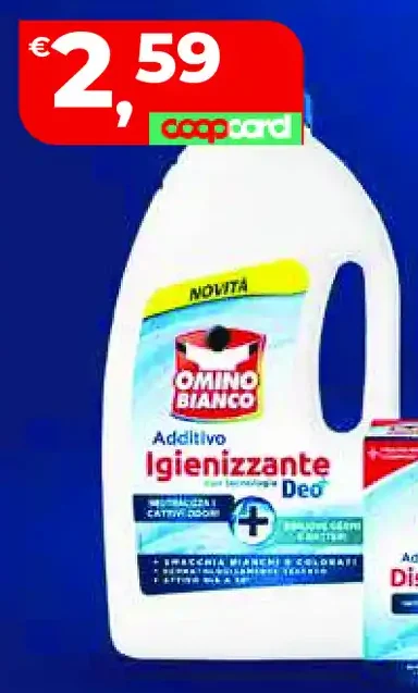 Omino Bianco Additivo Igienizzante Deo