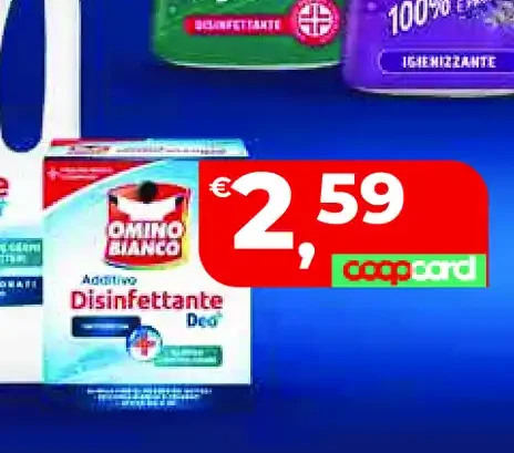 Omino Bianco Additivo Disinfettante Deo