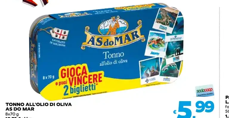 Tonno all'olio di oliva