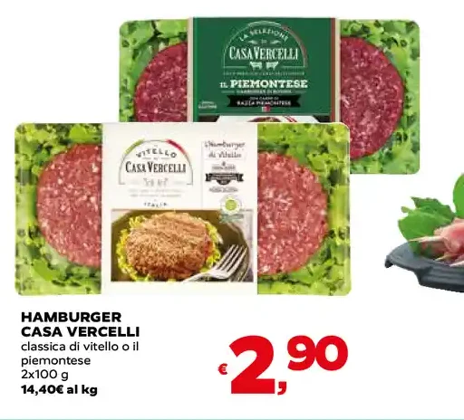 Hamburger Casa Vercelli